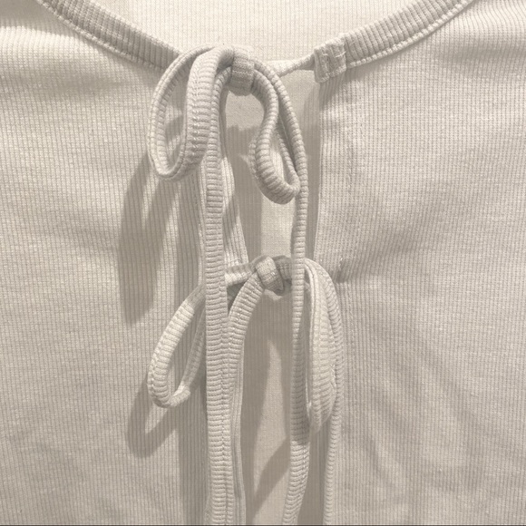 Double Tie-Front T-shirt Top - Picture 3 of 5